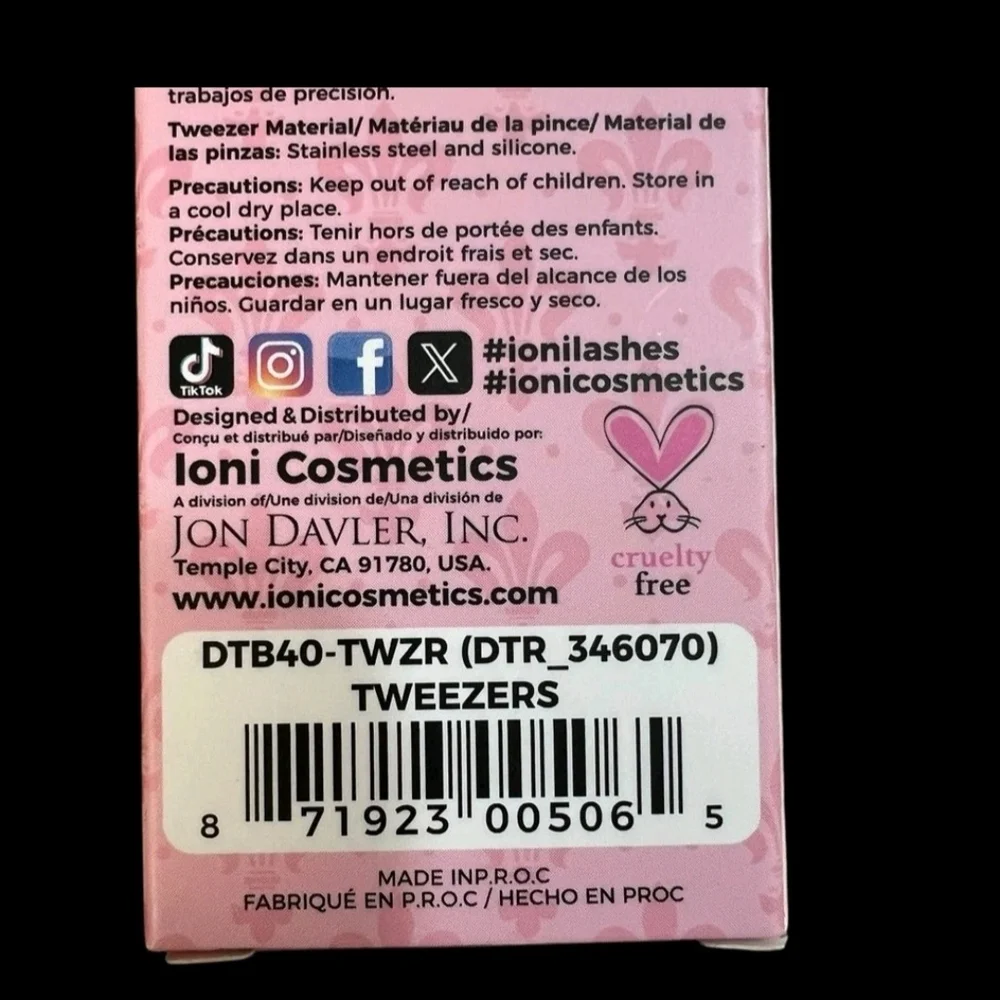 Iconic‎ Pink Precision Tweezers